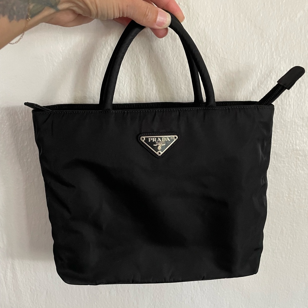 Prada Tessuto City zip mini tote bag